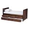 Baxton Studio Linna Modern Walnut Brown-Finished Daybed with Trundle 146-8202 - alternate 9